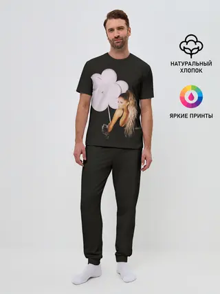 Мужская пижама с брюками / Ариана с шариками