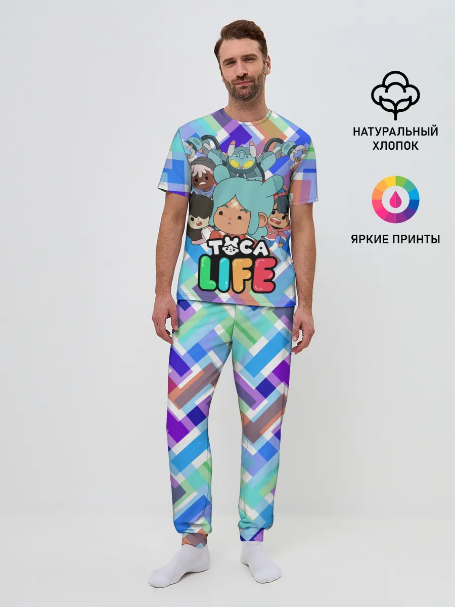 Мужская пижама с брюками / Toca Boca | Тока Бока