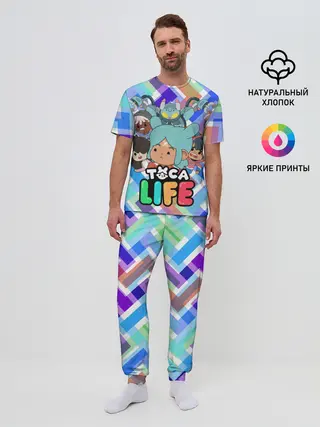 Мужская пижама с брюками / Toca Boca | Тока Бока