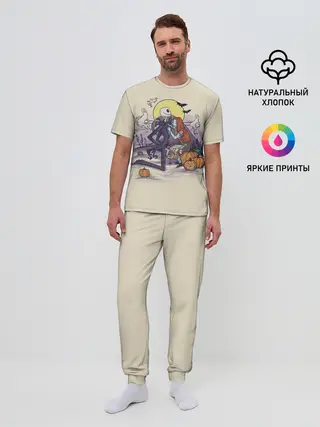 Мужская пижама с брюками / Персонажи Хэллоуина