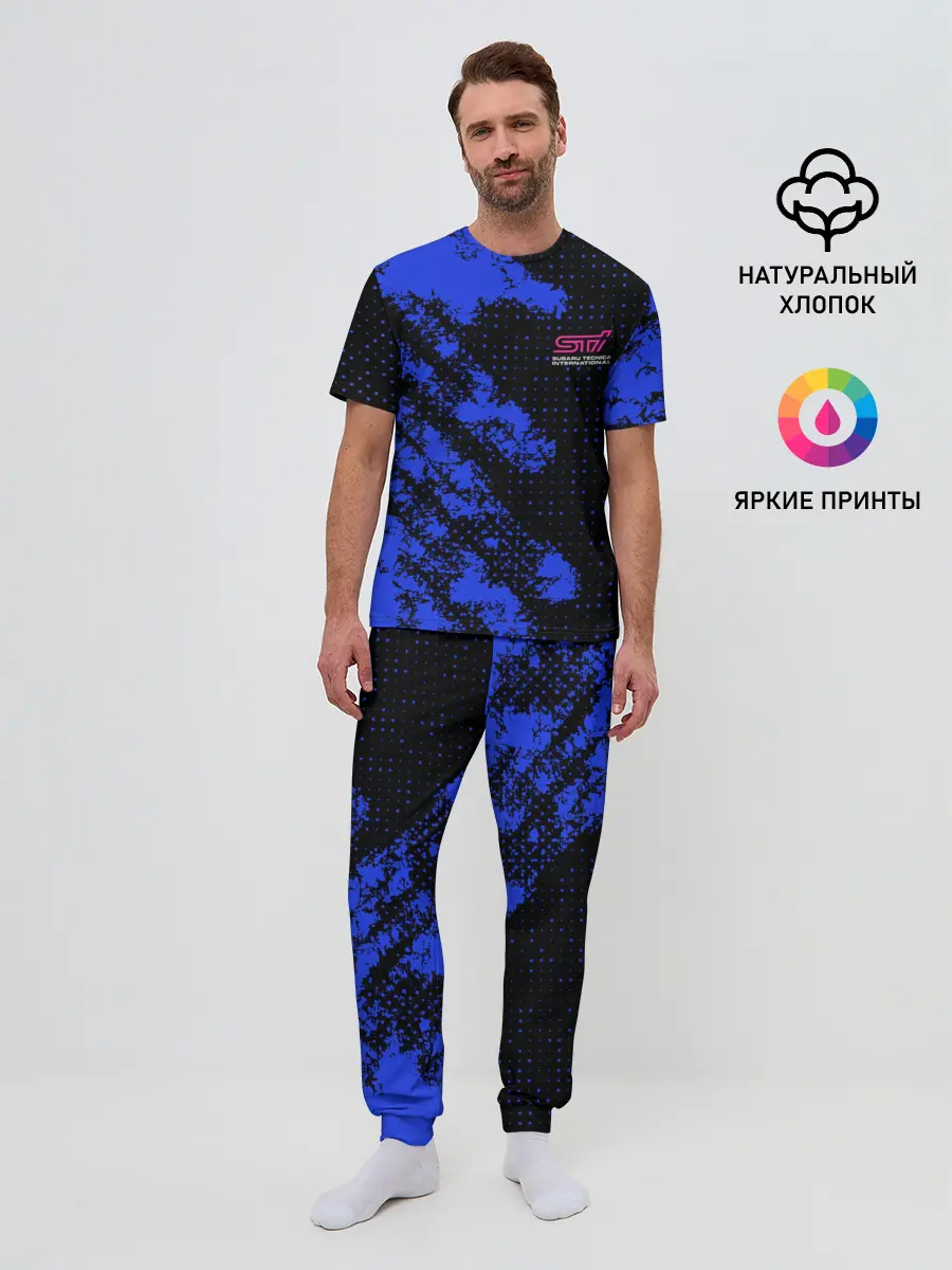 Мужская пижама с брюками / SUBARU STI | СУБАРИСТ