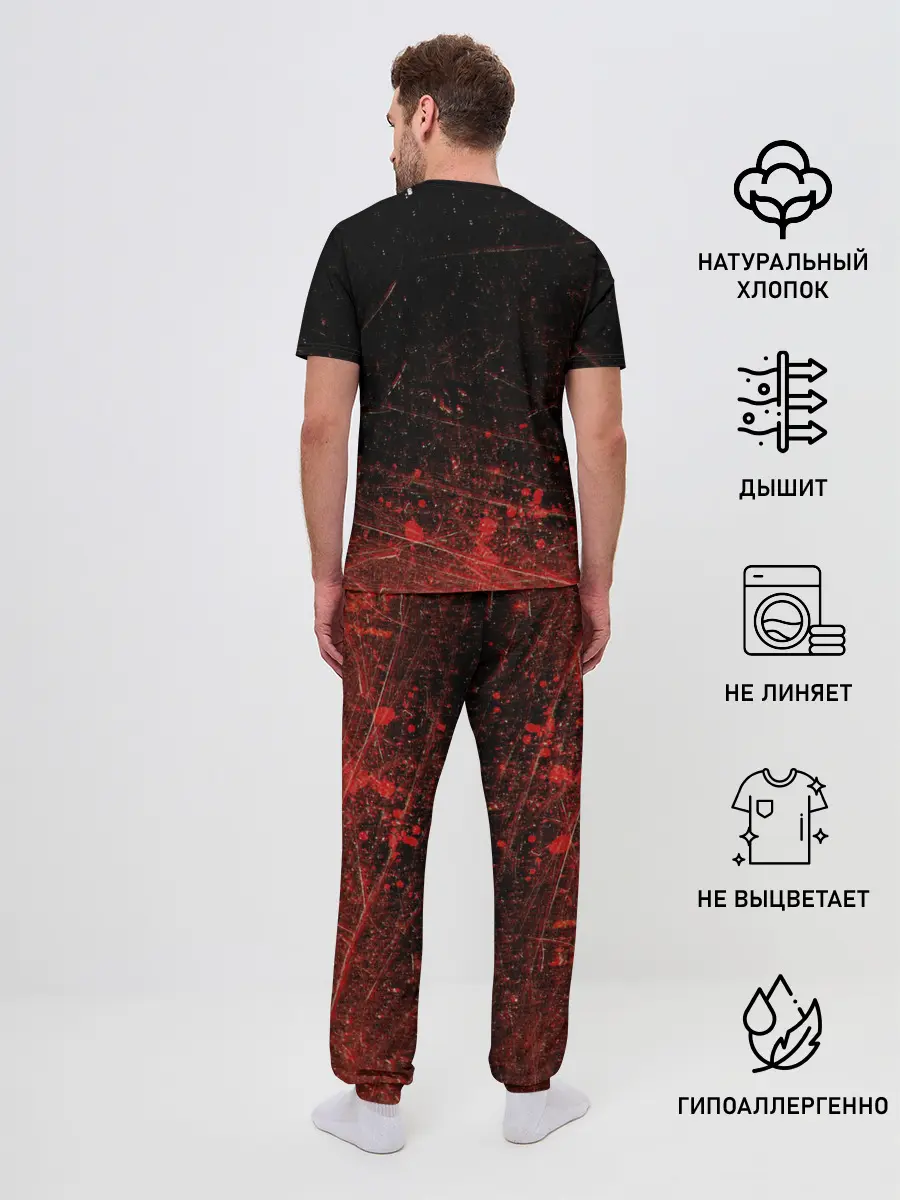 Мужская пижама с брюками / Слипкнот Гранж | Slipknot Grunge