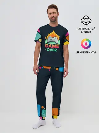Мужская пижама с брюками / GamePad Over