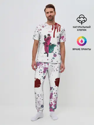 Мужская пижама с брюками / SQUID GAME | ИГРА В КАЛЬМАРА