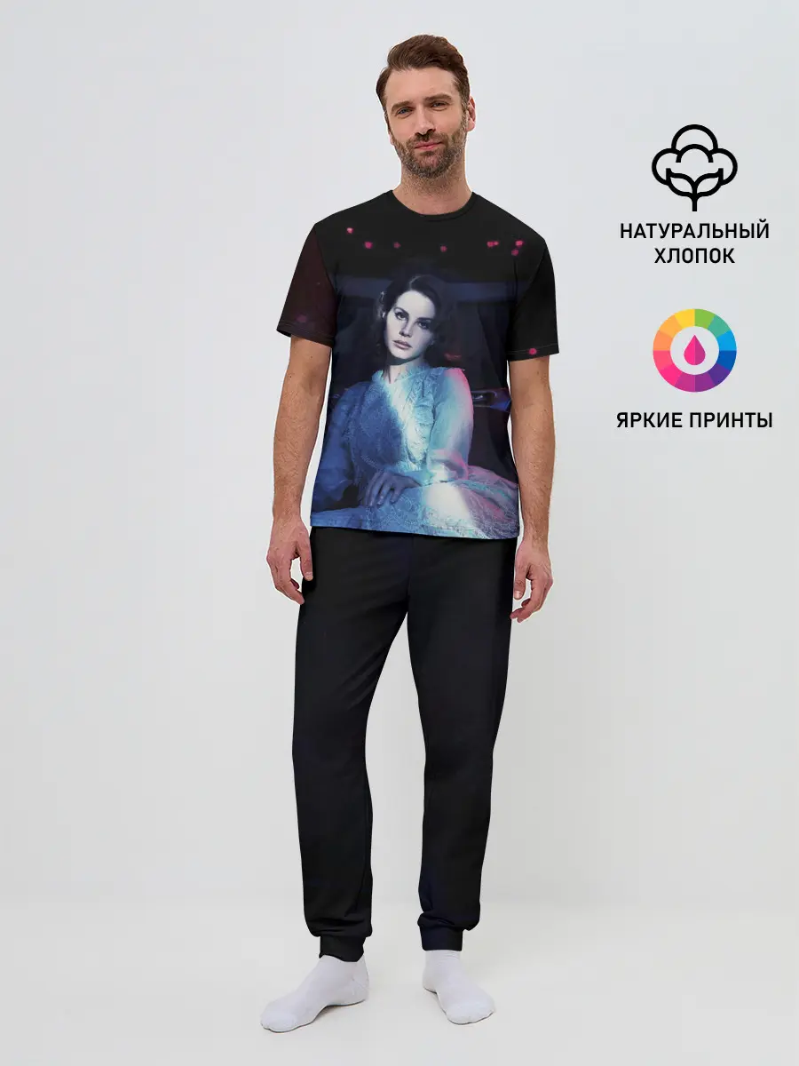 Мужская пижама с брюками / Нежная Лана