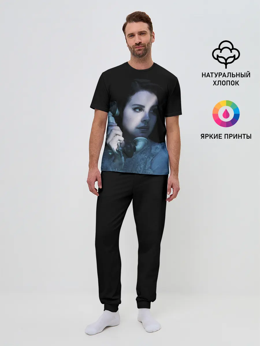 Мужская пижама с брюками / Лана с телефоном