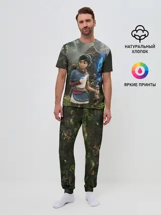 Мужская пижама с брюками / Кена и Мост Духов