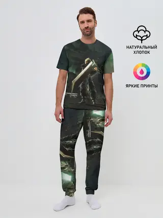 Мужская пижама с брюками / Клауд Страйф FF7