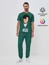 Мужская пижама с брюками / Номер 456 || Игра в кальмара