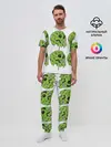 Мужская пижама с брюками / Кислотный Череп!)