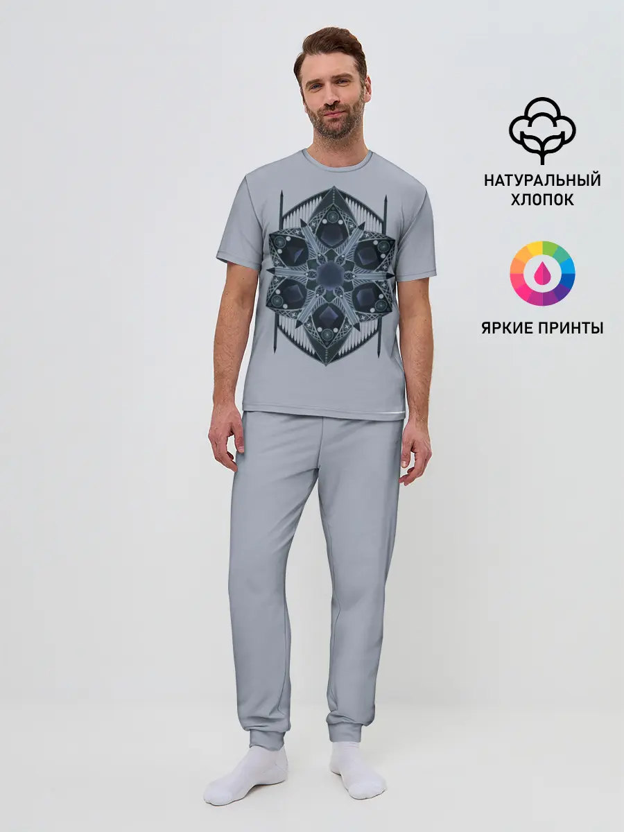 Мужская пижама с брюками / ДнД Готика FULL