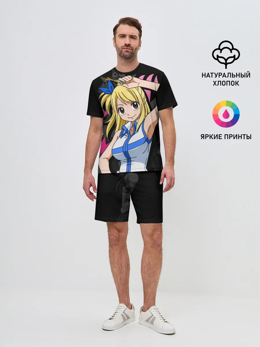 Мужской костюм с шортами / Fairy Tail, Люси