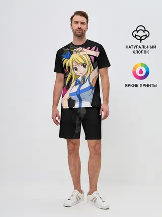 Мужской костюм с шортами / Fairy Tail, Люси