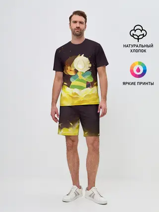 Мужской костюм с шортами / Фриск и Азриэль - UNDERTALE