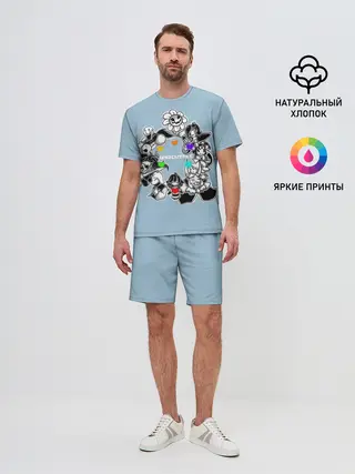 Мужской костюм с шортами / Undertale