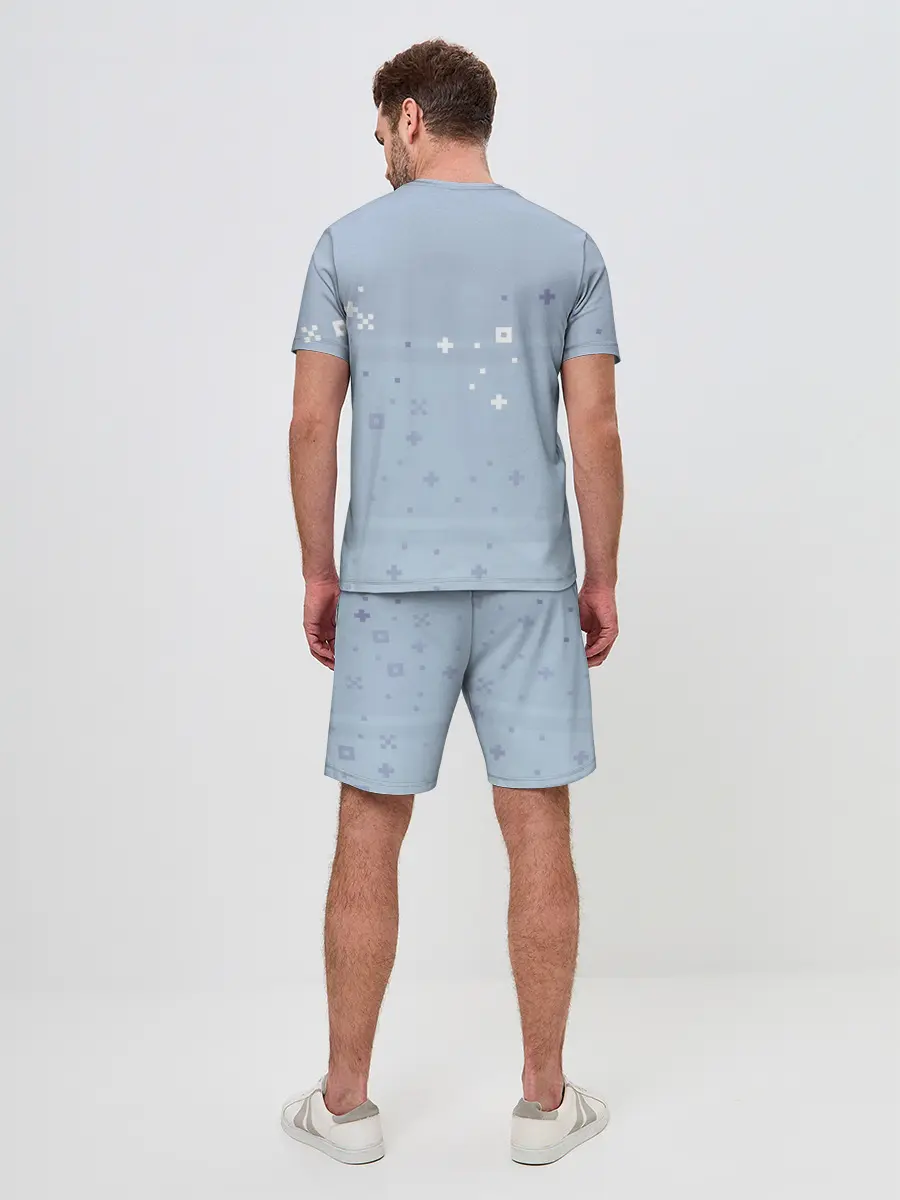 Мужской костюм с шортами / Marshmello Pixel