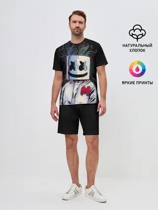 Мужской костюм с шортами / M