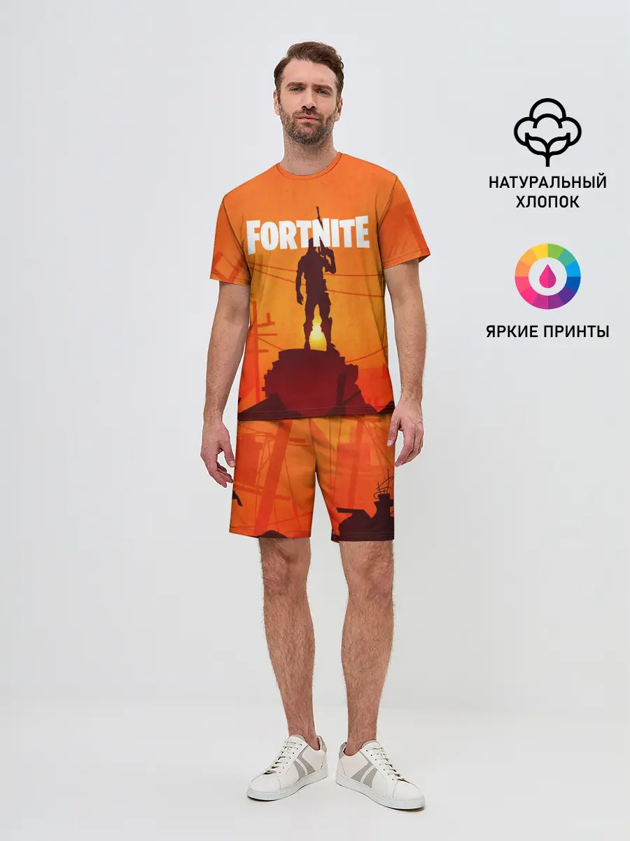 Мужской костюм с шортами / Fortnite.