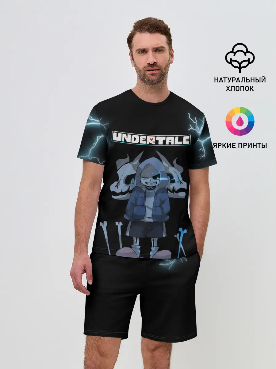 Мужской костюм с шортами / Undertale.