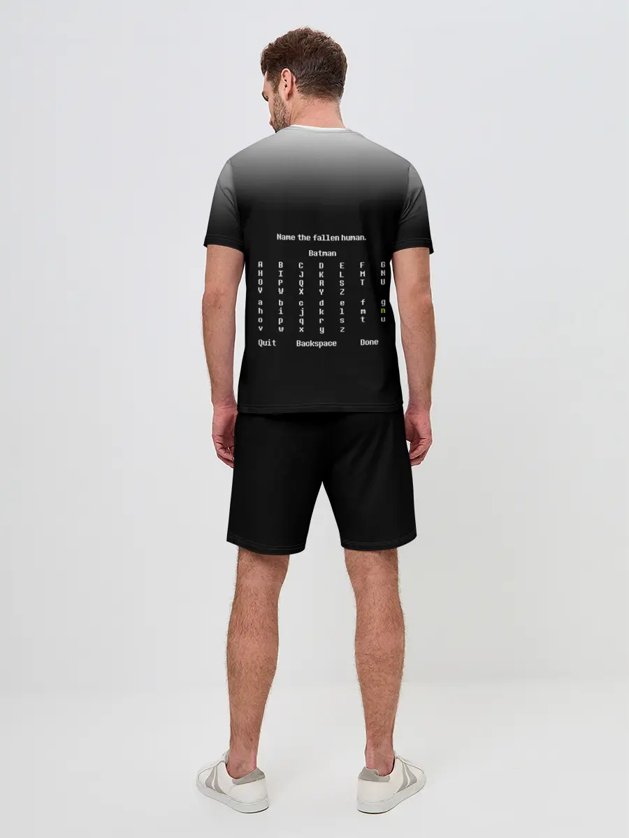 Мужской костюм с шортами / Undertale STOP.