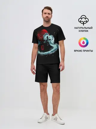 Мужской костюм с шортами / Дракон Хаку