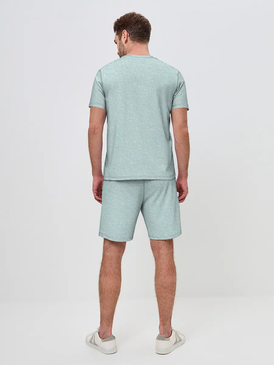 Мужской костюм с шортами / Blue Godzilla