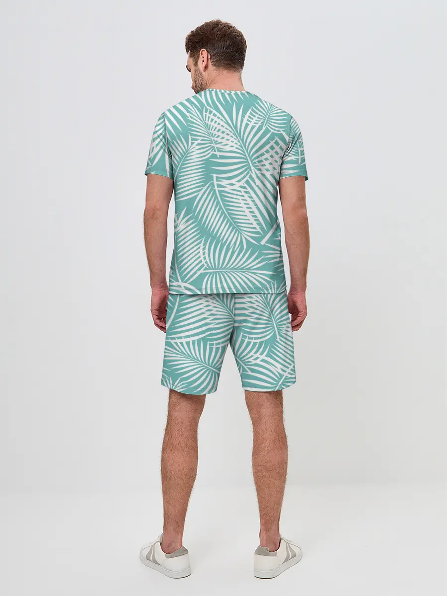 Мужской костюм с шортами / Листья Пальмы