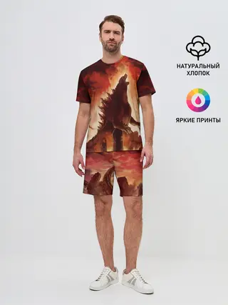 Мужской костюм с шортами / GODZILLA