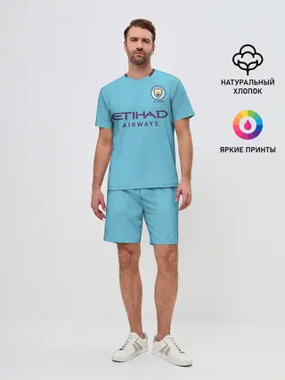Мужской костюм с шортами / De Bruyne home 19-20