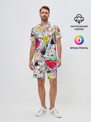 Мужской костюм с шортами / DG paint