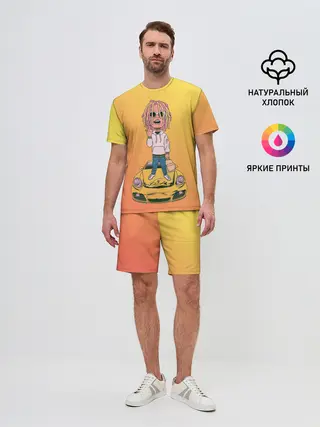 Мужской костюм с шортами / Lil Pump - Flex Like Ouu