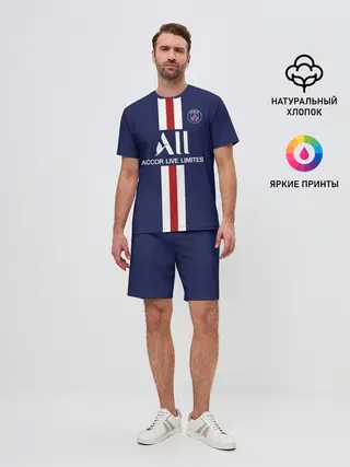Мужской костюм с шортами / Mbappe Home 19-20