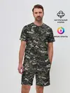 Мужской костюм с шортами / Именной камуфляж. Лёха