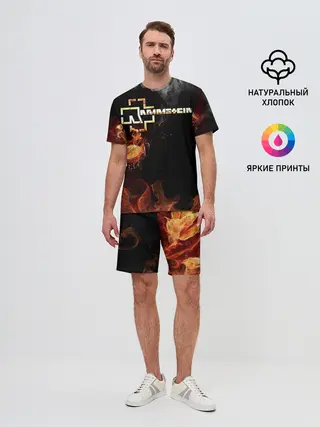 Мужской костюм с шортами / Rammstein