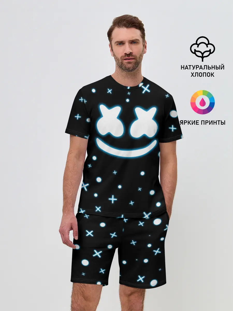 Мужской костюм с шортами / MARSHMELLO NEON