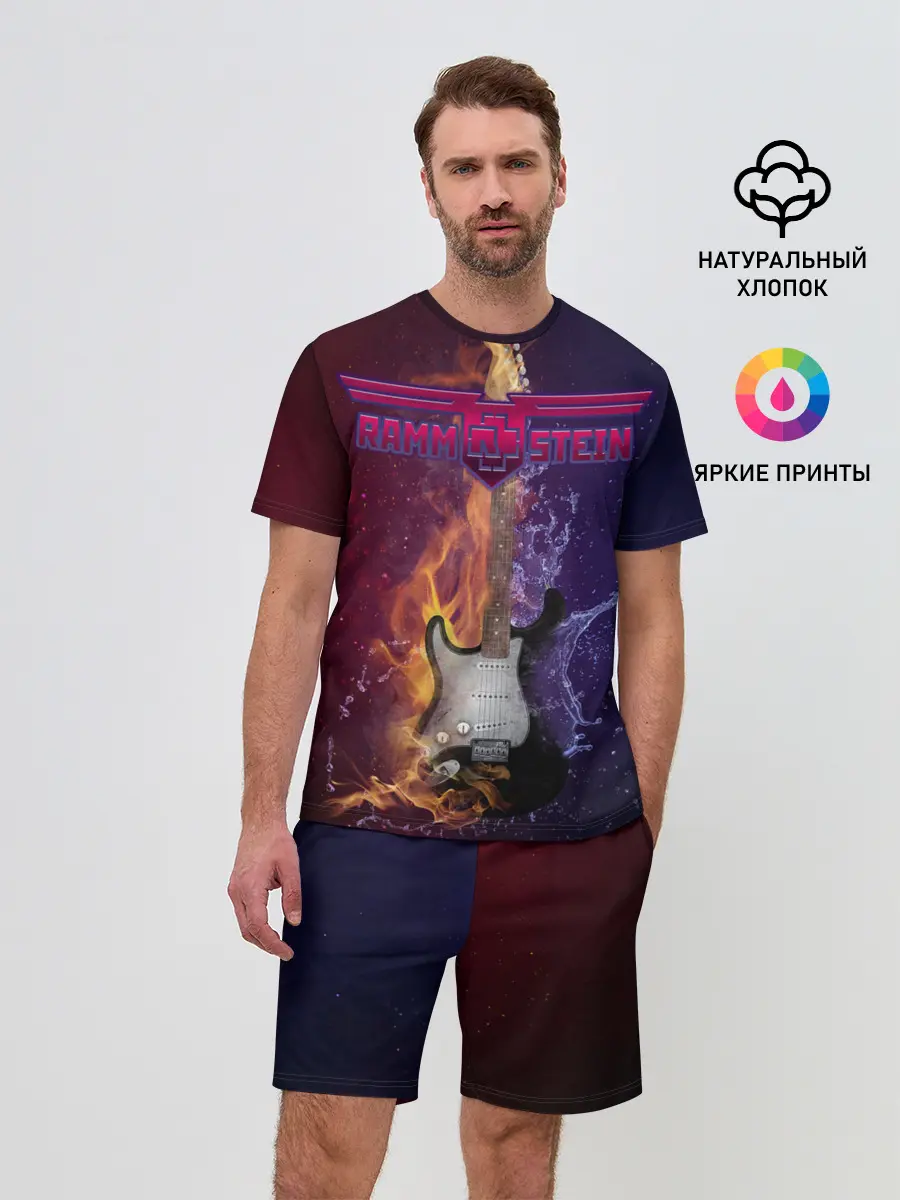 Мужской костюм с шортами / Rammstein