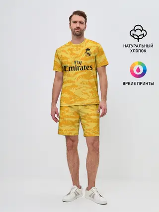 Мужской костюм с шортами / Courtois gk home 19-20