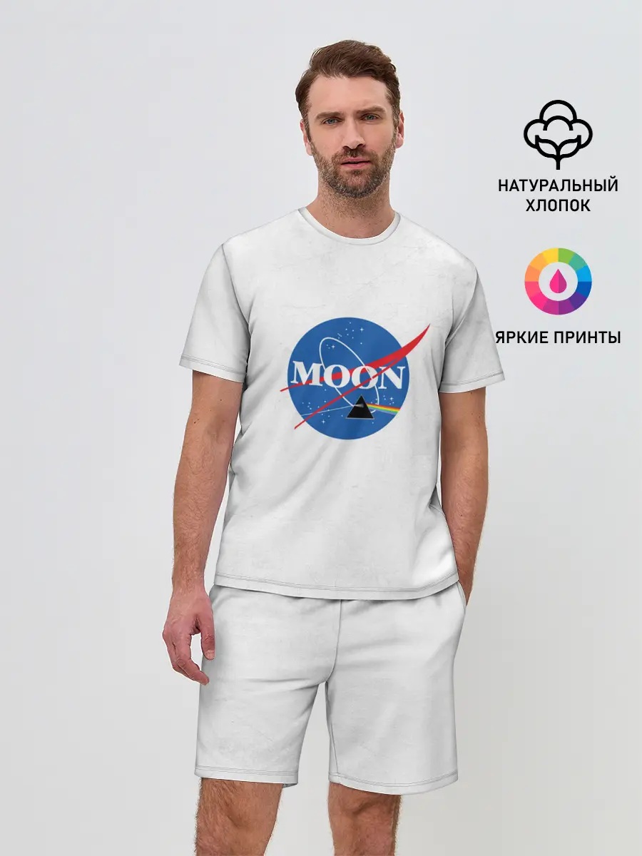 Мужской костюм с шортами / Moon Pink Floyd