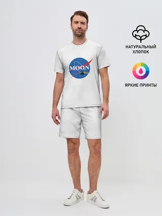 Мужской костюм с шортами / Moon Pink Floyd