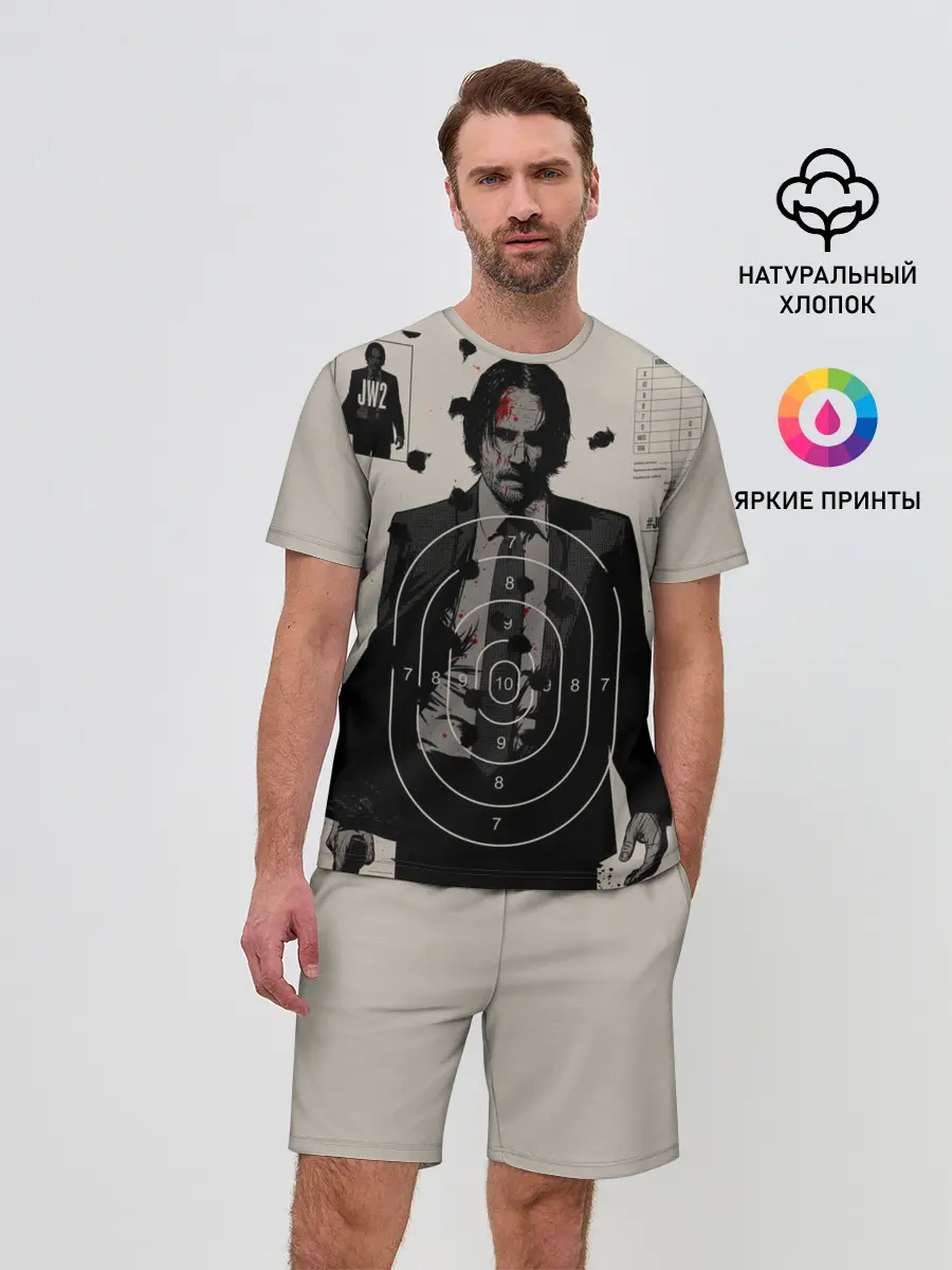 Мужской костюм с шортами / Джон Уик 2