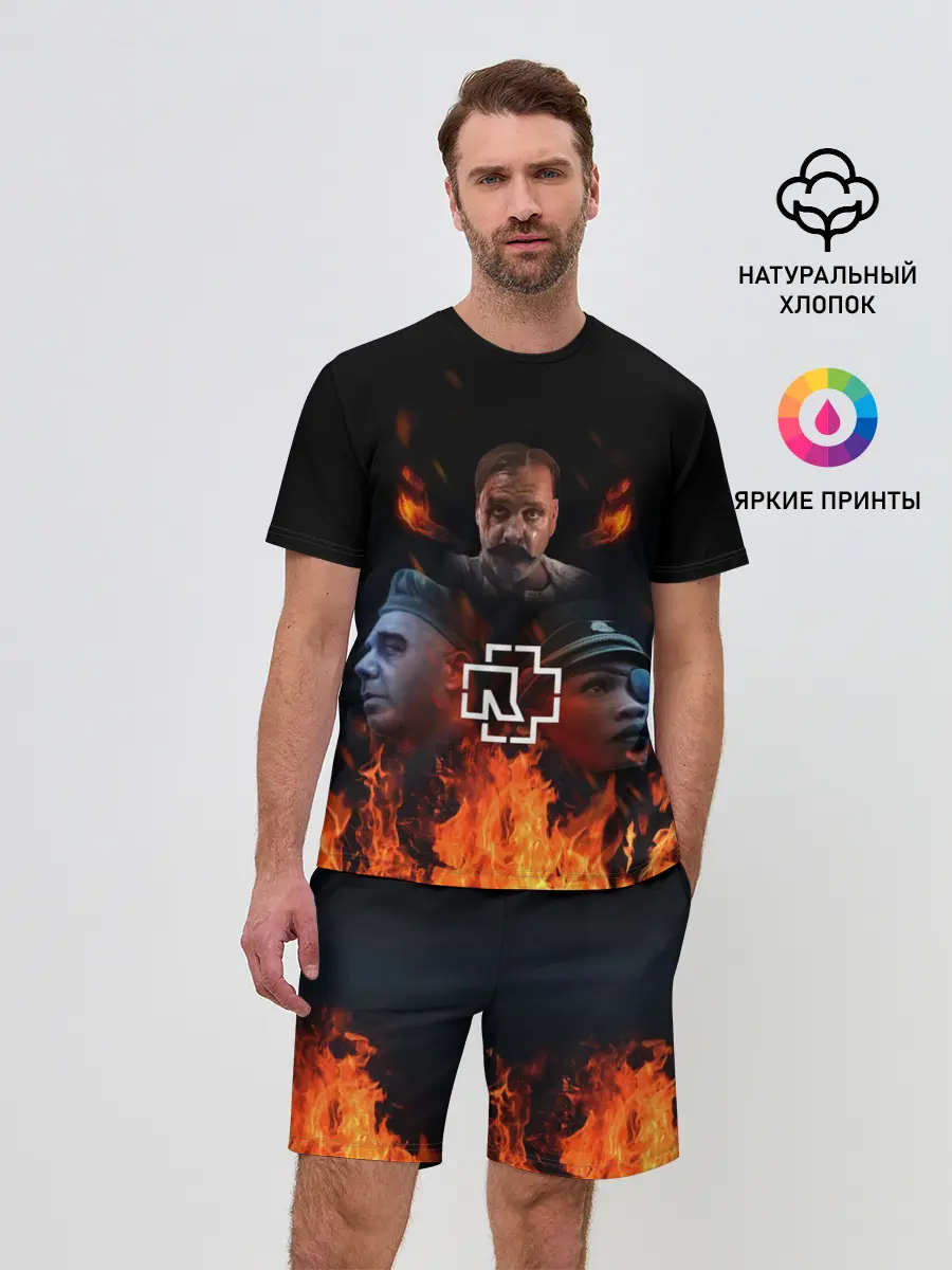 Мужской костюм с шортами / Rammstein