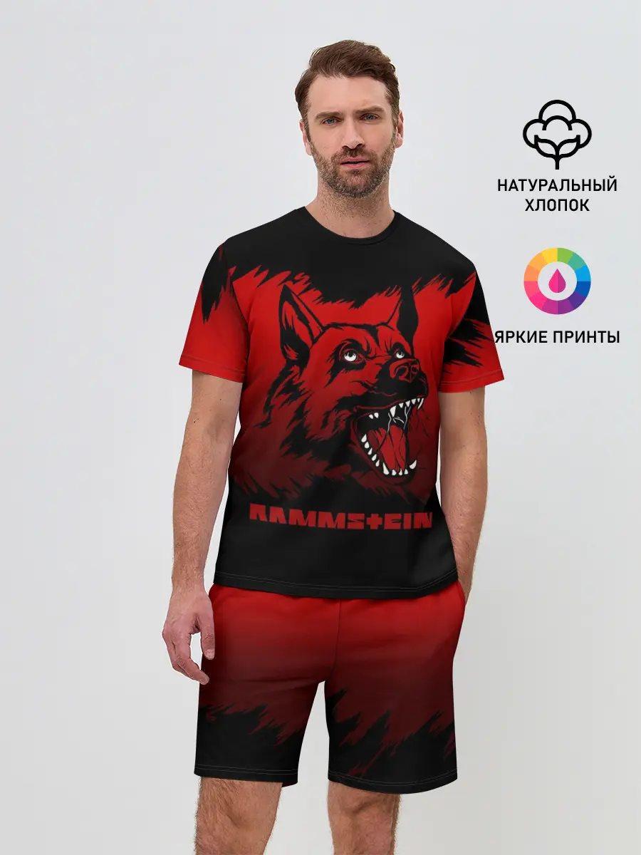 Мужской костюм с шортами / Rammstein dog