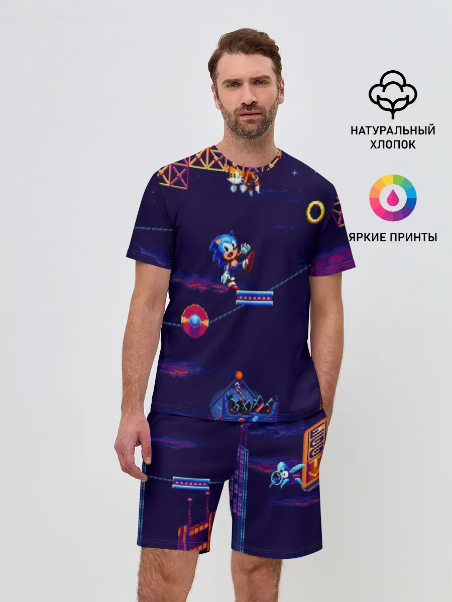 Мужской костюм с шортами / SONIC