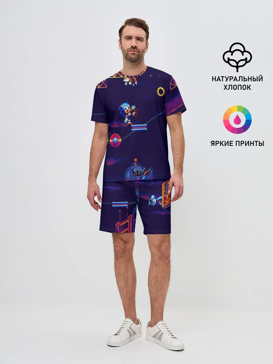 Мужской костюм с шортами / SONIC