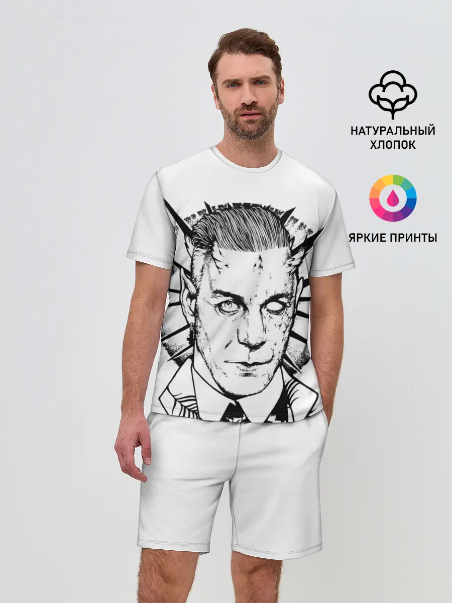 Мужской костюм с шортами / Rammstein