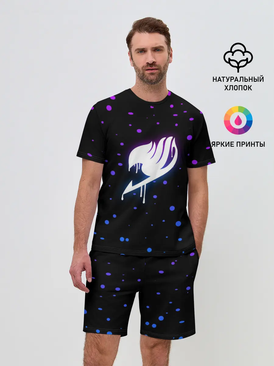 Мужской костюм с шортами / ночной Фейри Тейл