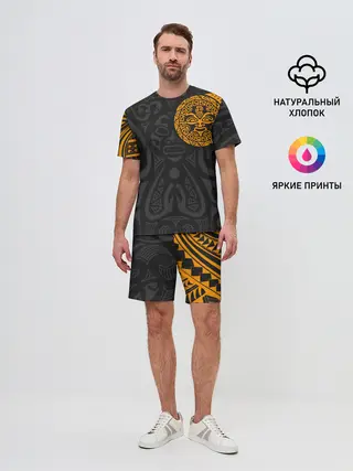 Мужской костюм с шортами / Polynesian tattoo