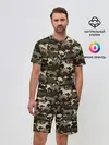 Мужской костюм с шортами / Камуфляж