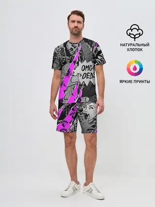 Мужской костюм с шортами / DEDSEC