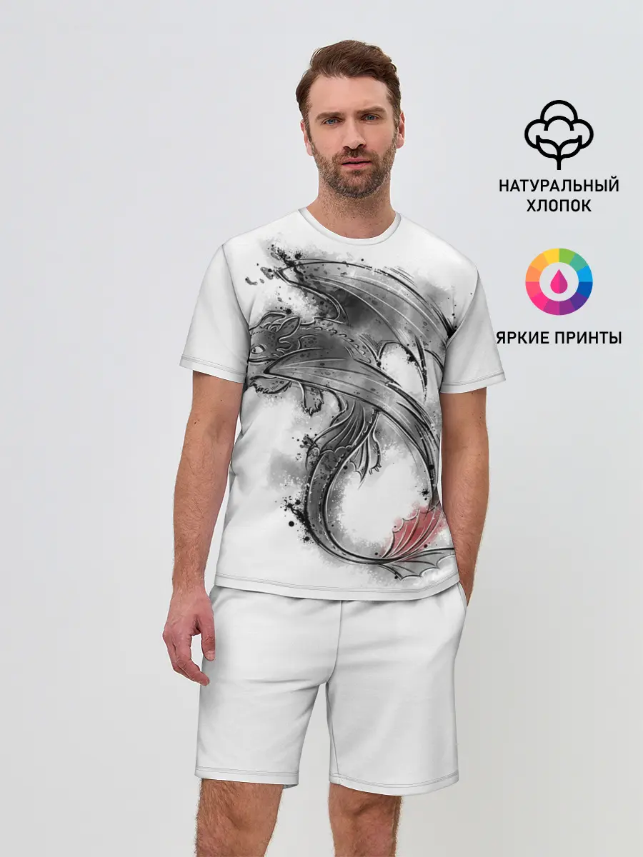 Мужской костюм с шортами / Беззубик